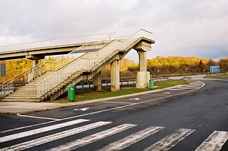 Highway bridge on the A13 near Dresden (2009)