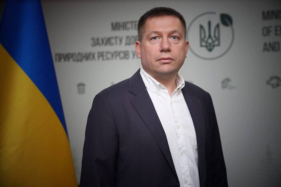 Oleksandr Krasnolutskyi, stellvertretender Minister für Umweltschutz und natürliche Ressourcen der Ukraine
