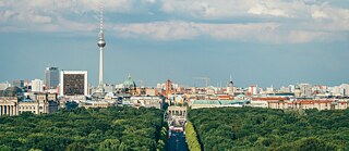 Bird's perspective of Berlin