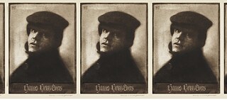 Hanns Heinz Ewers kolem roku 1907. Foto a grafika od Rudolfa Dührkoopa a Minye Diez-Dührkoop