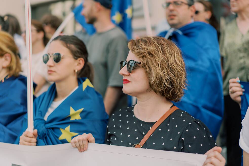 Nana Shedania glaubt an die europäische Zukunft Georgiens.