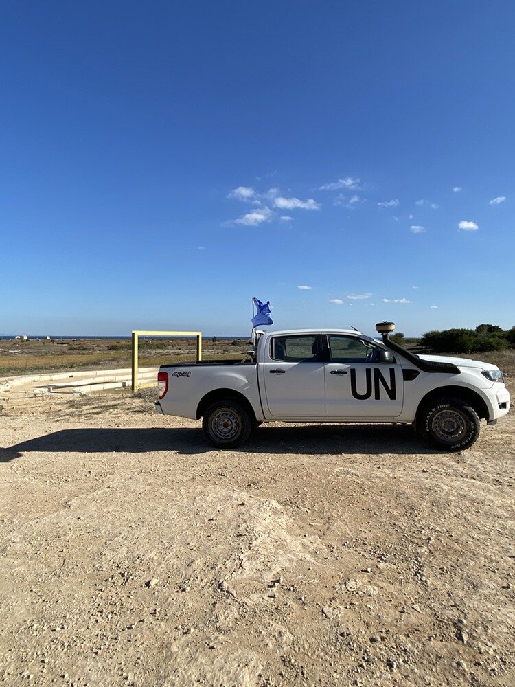 Site visit accompanied by UNFICYP – Inside the Outset: Evoking a Space of Passage by Rosa Barba