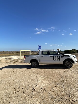 Site visit accompanied by UNFICYP – Inside the Outset: Evoking a Space of Passage by Rosa Barba