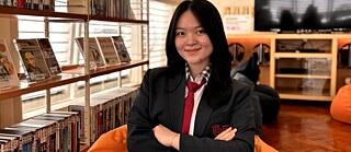 Kheiren Valentine Husnafsky, SMA Ignatius Global School Palembang, die erste Gewinnerin der NDO 2024.