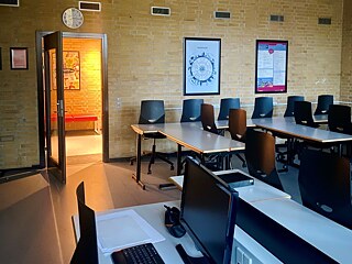 Klassenraum in der Marie Kruses Skole 