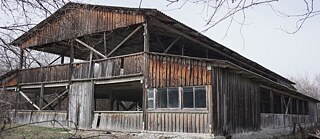 Atskuri silk-making administration building