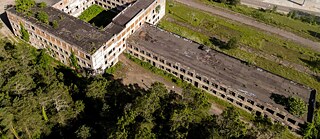 Tkibuli former hospital