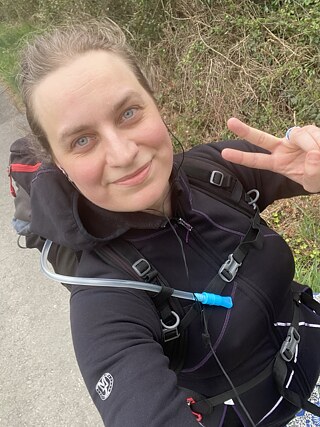 Am dritten Tag. Wieder auf den Beinen, am nächsten Tag laufe ich aus Übermut gleich 40 Kilometer auf einmal. Momente größten Selbstbewusstseins.