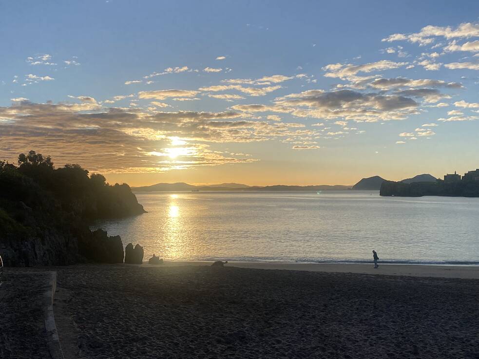 Sonnenaufgang bei Castro Urdiales.