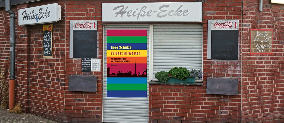 Kiosk "Heiße Ecke", book cover: Schulze: Zu Gast im Westen