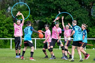 Szene aus einem Quidditch-Turnier