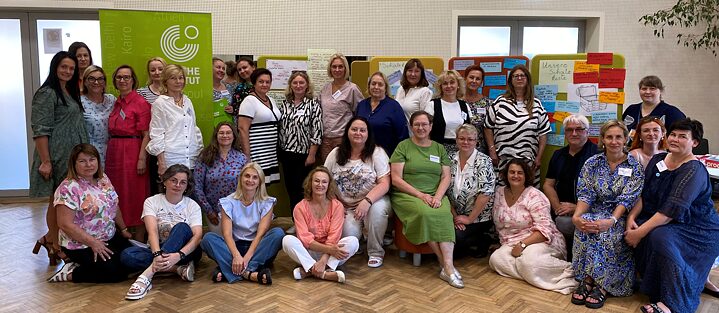 Teilnehmer*innen der Konferenz „CLILiG@Litauen – Fächerintegration und Entwicklung von Kompetenzen. Erfahrungsaustausch und Ausblick“