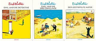 Emil und die Detektive, Emil und die drei Zwillinge oder Der gestiefelte Kater: das sind nur einige der von Walter Trier illustrierten und von Kästner geschriebenen oder nacherzählten Bücher.