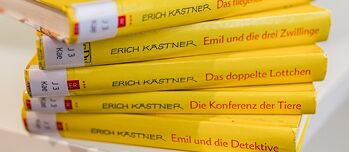 Kästners Bücher in der Bibliothek des Goethe-Instituts