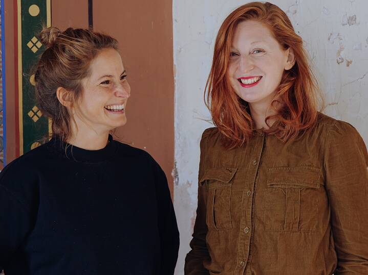 Die Gründerinnen des NUN Magazins Annabelle Flaig-Höpfer (links) und Miriam Stepper (rechts)