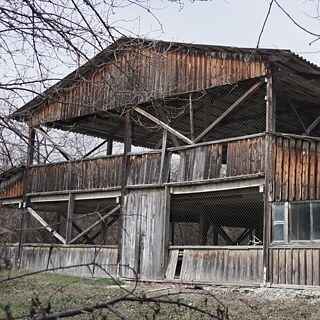 Akmeta administrative building of silk factory