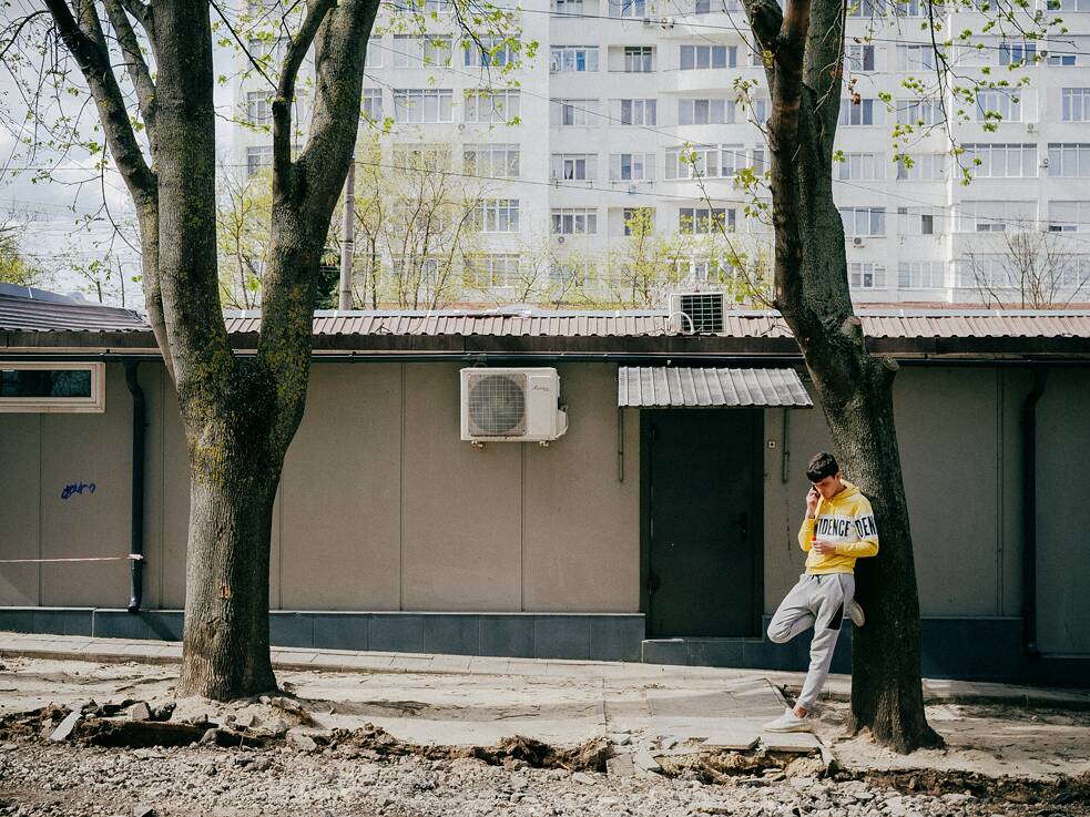 Der Stadtteil Botanica am Rande von Chișinău.