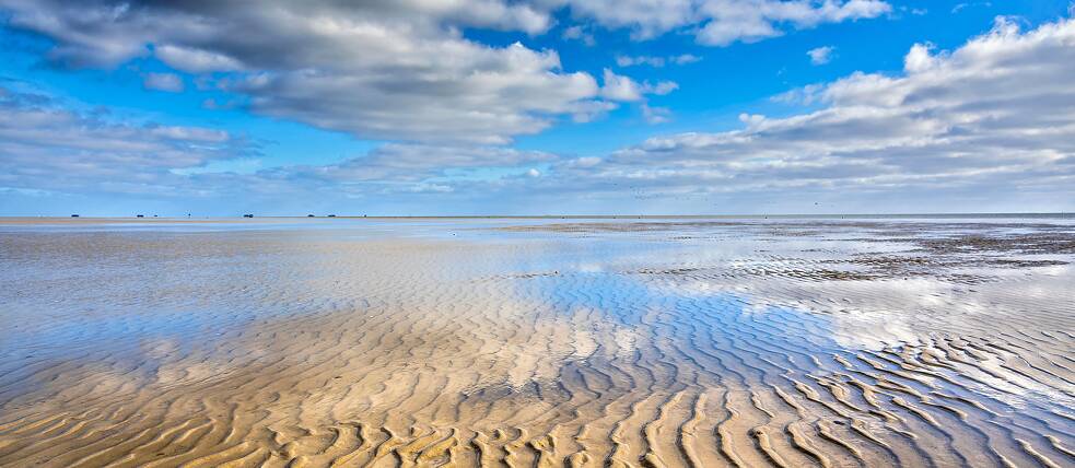 A unique natural landscape: the Wadden Sea UNESCO World Heritage site.