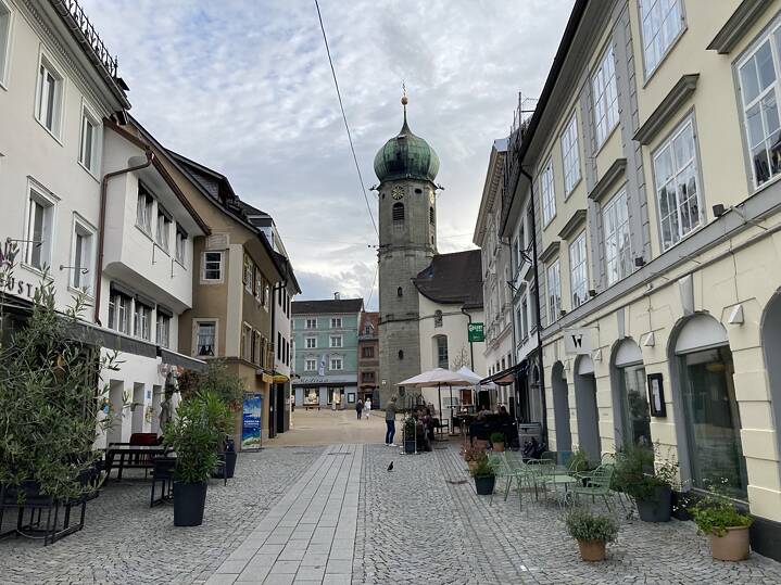 Bregenz, die Altstadt 