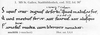 Reproduktion einer historischen Handschrift