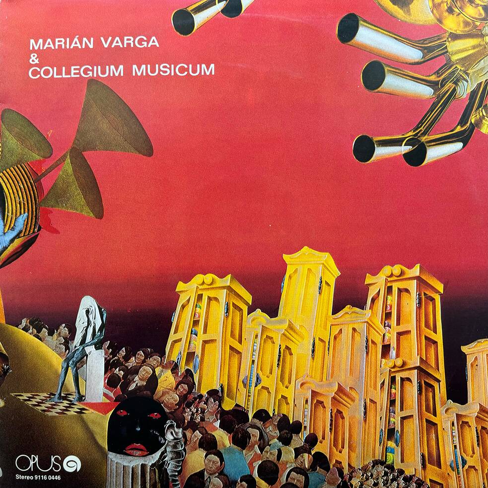 Marián Varga & Collegium Musicum – Das Album von 1975 enthielt auch zwei von Vargas Bearbeitungen von Kompositionen der großen europäischen Symphoniker Béla Bartók und Sergej Prokofjew. Neben der Musik zeichnete sich das Album auch durch das surrealistische Artwork der Künstlerin Zdena Noelová auf dem Cover aus.