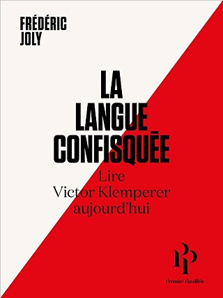 Buchcover La langue confisquée - Frédéric Joly