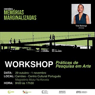 De 16 a 23 de outubro, estão abertas as inscrições para o workshop “Práticas de pesquisa em arte”, que será ministrado pela artista Yola Balanga.