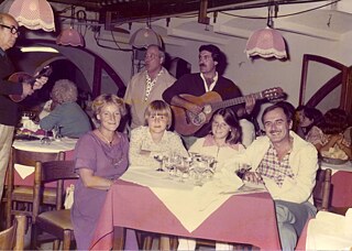 Naples – Mazurkiewicz family in a restaurant