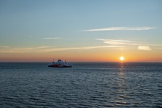 Sonnenuntergang über der Nordsee