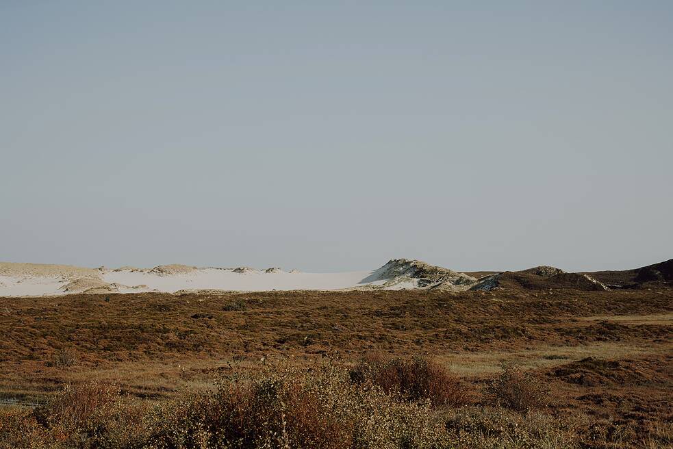 Duna itinerante na Ilha de Sylt