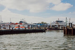 Blick auf den Lister Hafen