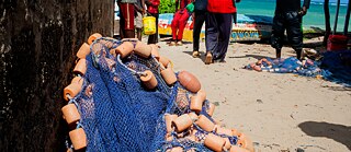 Fishing is the mainstay of the local economy in Mtondia, where the Pemba community lives. 