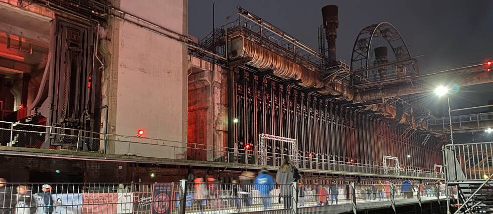 For a really unusual experience, come and skate on the 150-metre-long Zollverein ice rink that opens every winter.