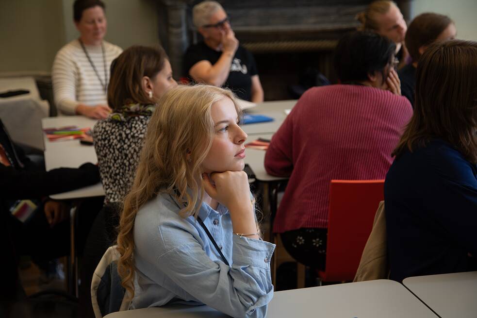 Participants taking part in workshops