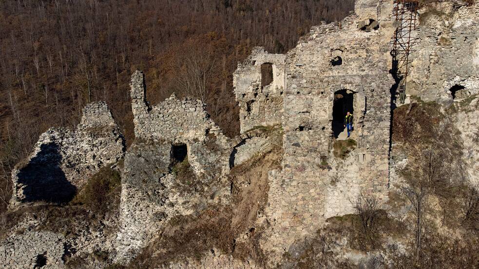 Rudo Mlích a Starý hrad