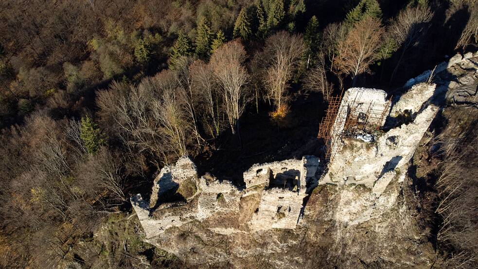 Starý hrad zostal zabudnutý, za kultúrnu pamiatku ho vyhlásili až v roku 2017.