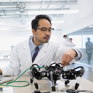 Ingenieur bei der Arbeit