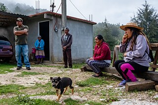 Die Familie Españo López hat eine 10.000 Liter fassende Zisterne in ihrem Haus, um Regenwasser aufzufangen. Das Wasser reicht für eine vierköpfige Familie für etwa drei Monate.