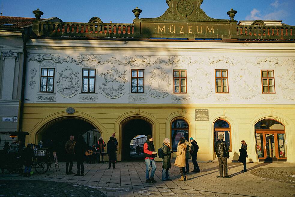 Kultúrna pochodeň pred Múzeom Spiša