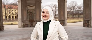 Rama Abdulhadi in the Hofgarten in Munich