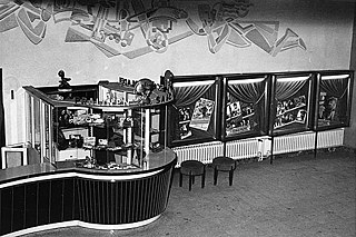 1958: foyer del Gloria-Palast, Fráncfort del Meno
