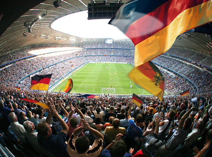 Allianz Arena v městské části Fröttmanning, © Allianz Arena München Stadion GmbH