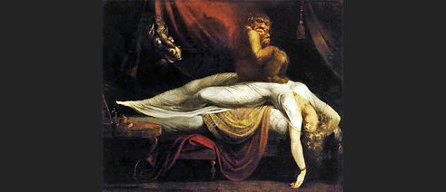 Szene aus der Nachtmahr / The Nightmare by John Henry Fuseli