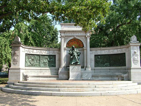 German Roots in Washington - Dr. Samuel Hahnemann Statue and Memorial ...