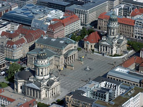 Konzerthaus Berlin at the Gendarmenmarkt square