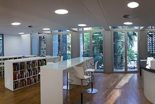 Panorama der neuen Bibliothek