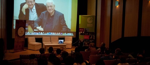 Videoconferencia de Alexander Kluge en la Universidad del Cine. 2012. 