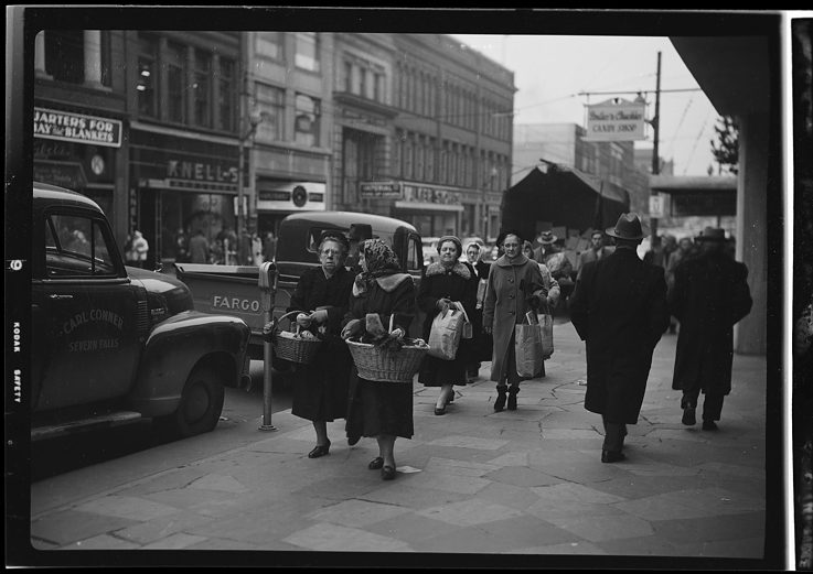 Achats de Noёl, King Street, Décembre 20, 1952