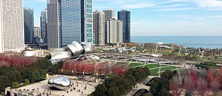 View of Millenium Park Chicago