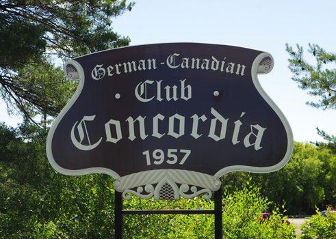 „German Canadian Club Concordia“ von 1957